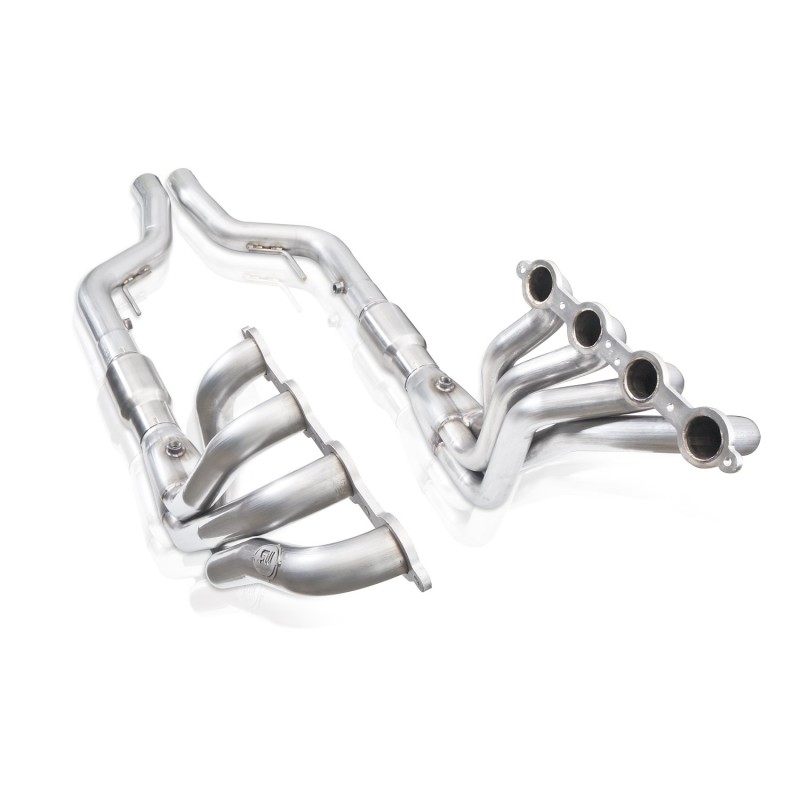 Pontiac G8 Performance Exhaust - Stainless Works - Long Tube Headers with Catted Leads - Mill finish - `08-`09